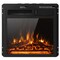 Costway 18'' Electric Fireplace Insert 5100 BTU Freestanding Heater with Remote Control